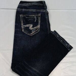 Silver Jeans Blue Straight Leg Denim